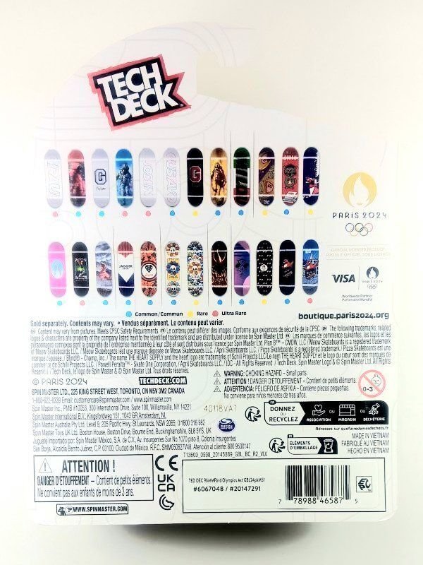 MASCOT THE PHRYGE | 2024 PARIS OLYMPIC GAMES | TECH DECK COMMON #20147291 | NIB