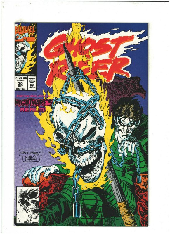 Ghost Rider #30 NM- 9.2 Marvel Comics 1992 vs. Nightmare | Comic Books -  Modern Age, Marvel, Ghost Rider, Superhero