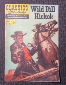 1954 July CLASSICS ILLUSTRATED #121 VG+ 4.5 Wild Bill Hickok 