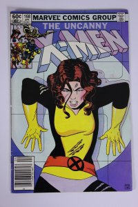 The Uncanny X-Men #168 Newsstand  (1983) X-Men [Key Issue] FN