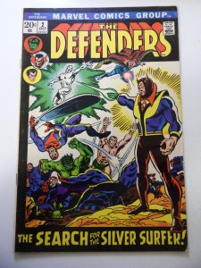 The Defenders #2 (1972) VG Condition moisture stain