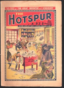 PULP:  Hotspur #398 4/12/1941-D.C. Thompson-Bizarre dish washer cover-British...