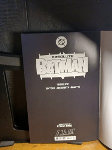 Absolute Batman #12 Stevan Subic Cardstock Variant Cover (2025) Batman