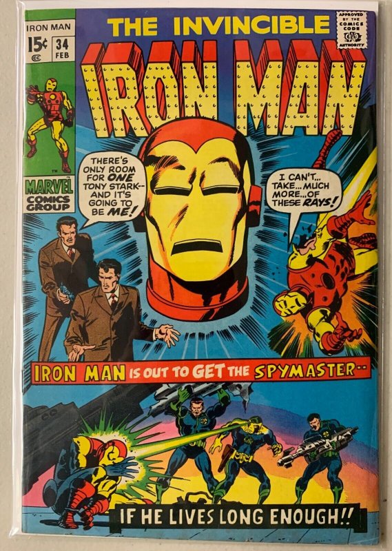 Iron Man #34 Marvel 1st Series (5.0 VG/FN) (1971)