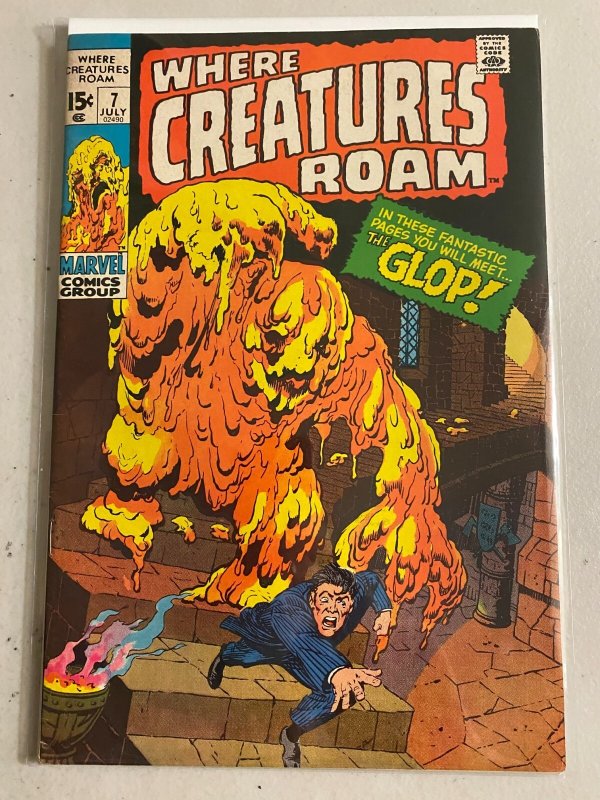 Where Creatures Roam #7 Marvel (5.0 VG/FN) (1970)