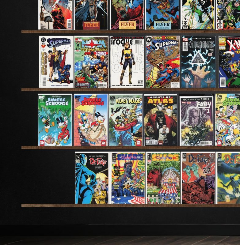 Huge Lot 150+ Comics with Captain Marvel, Doctor Fate, X-Men 2099 & More!