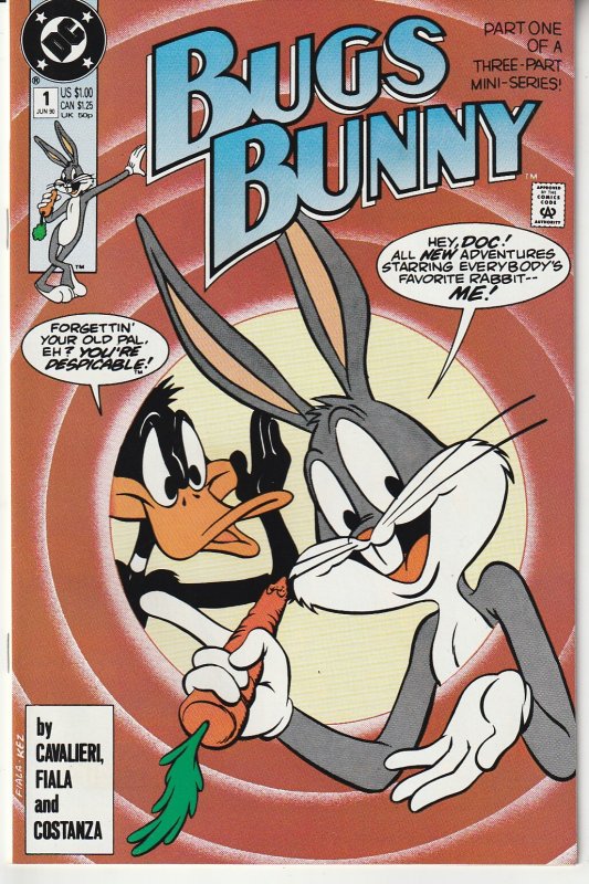 Bugs Bunny(DC mini-series, 1990) # 1    Guest  Starring Daffy Duck !!