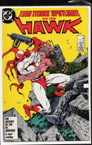 Teen Titans Spotlight #8 (1987) Hawk