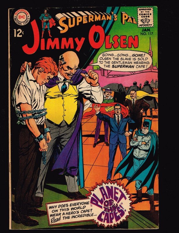 Superman's Pal, Jimmy Olsen #117 ~ The Planet of the Capes! ~ (7.5) 1969 WH