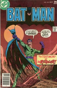 Batman #292 (1977) Riddler VF- 7.5 Comic Book
