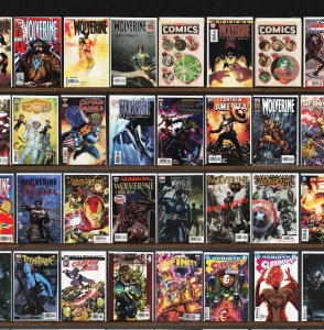 Huge Lot 150+ Comics with Wolverine, Mystique, Captain America & More!