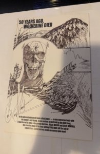 Wolverine #66 Third Print Cover (2008)quesada sketch