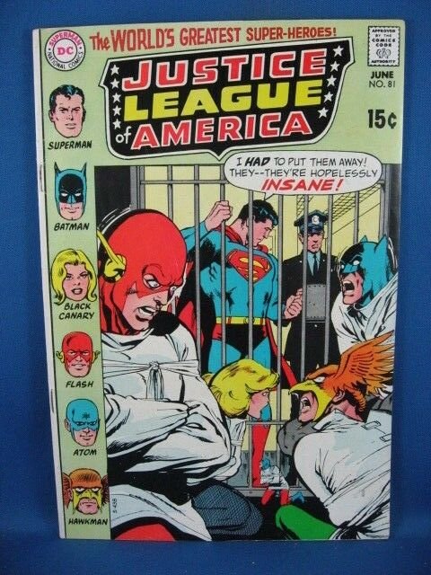 Justice League of America #81 (Jun 1970, DC) VF