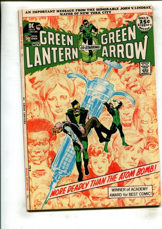 GREEN LANTERN #86 (7.0) DRUG ISSUE!! 1971