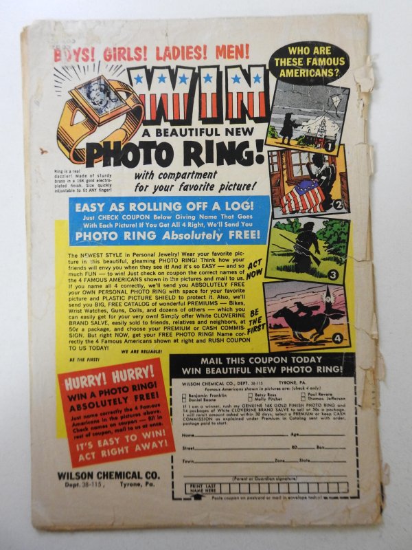 Green Lantern #7 (1961) PR Condition 1st App of Sinestro! See description