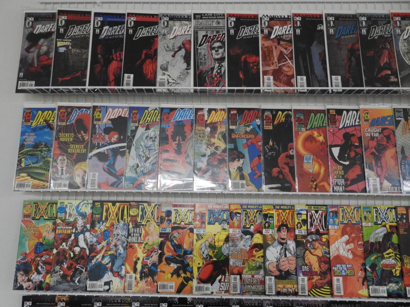 Huge Lot 190+ Comics W/ Daredevil, Excalibur, X-Force MORE DD!  Avg VF Condition