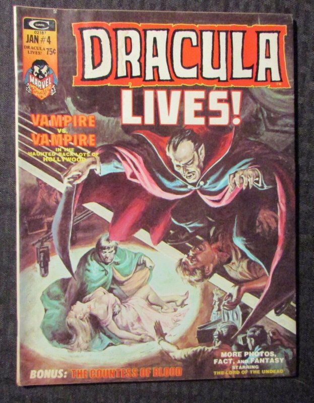 1974 DRACULA LIVES Magazine #4 G/VG 3.0 Ploog / Marcos / Ayers