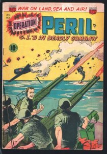 Operation Peril #13 1952-ACG-Fight the commies-Heroes of American Battles-Col...