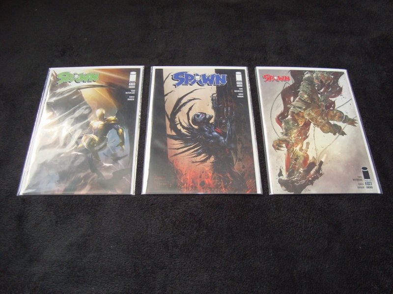 LOT OF 20 SPAWN COMICS (2020-2021) ISSUES 210 to 216 WITH VARIANTS