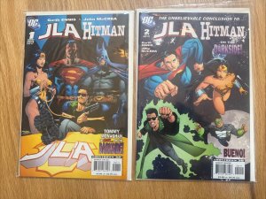 JLA Hitman #1-2 COMPLETE SERIES SET - DC Comics 2007 - Garth Ennis & John McCrea