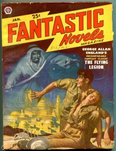 Fantastic Novels Pulp January 1950- George Allan England- VG