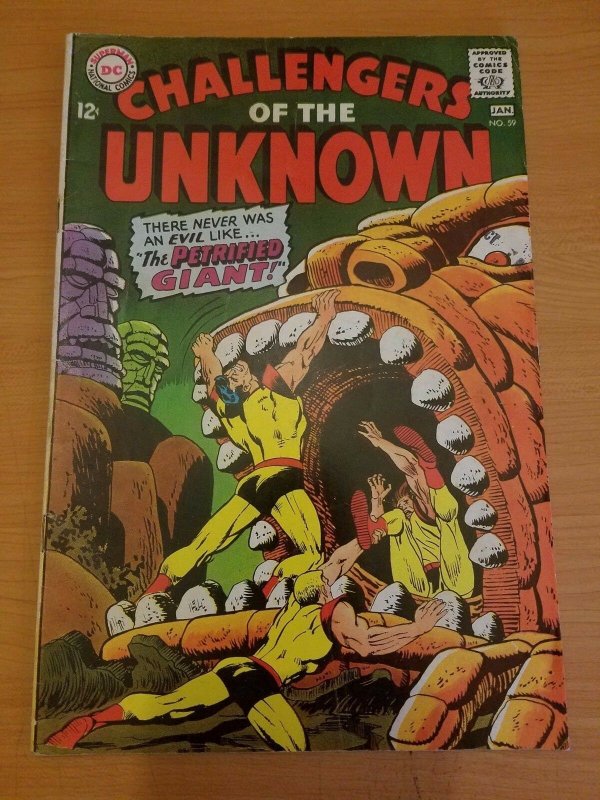 Challengers of the Unknown #59 ~ FINE - VERY FINE VF ~ (1968, DC Comics)