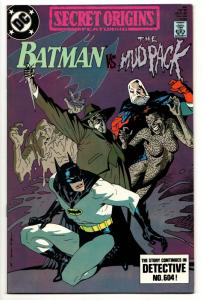 Secret Origins #44 Batman vs Mudpack (DC, 1989)