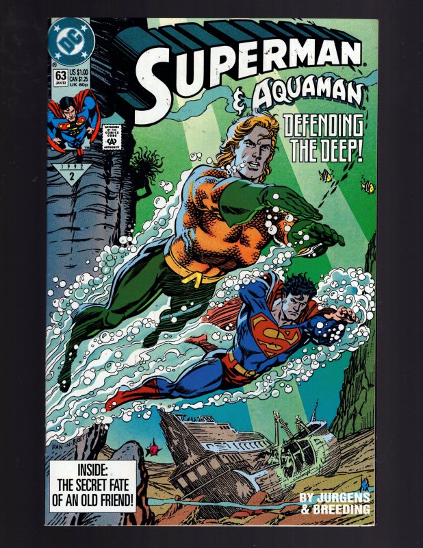 Superman #63 Direct Edition (1992)  >>> $4.99 UNLMTD SHIPPING !!!      / MA#1