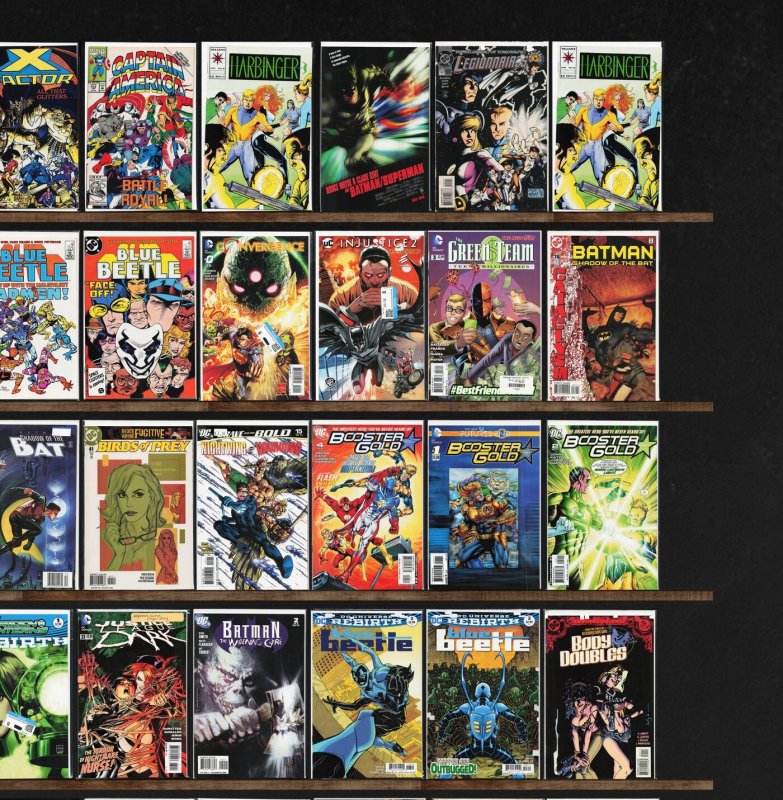 Huge Lot 150+ Comics with Blue Beetle, Ghost Rider, X-Factor, X-Force & More!