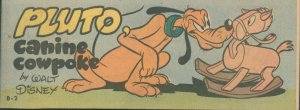 Pluto Canine Cowpoke #2 Walt Disney Wheaties 1950 VF-