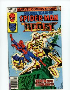 Marvel Team Up #90 - Spiderman And The Beast! (6.0) 1980