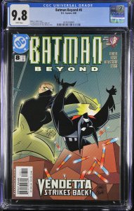 BATMAN BEYOND #8 CGC 9.8 DC comic book--2001 4376334009