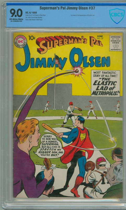 Superman's Pal, Jimmy Olsen #37 (1959) CBCS 9.0!