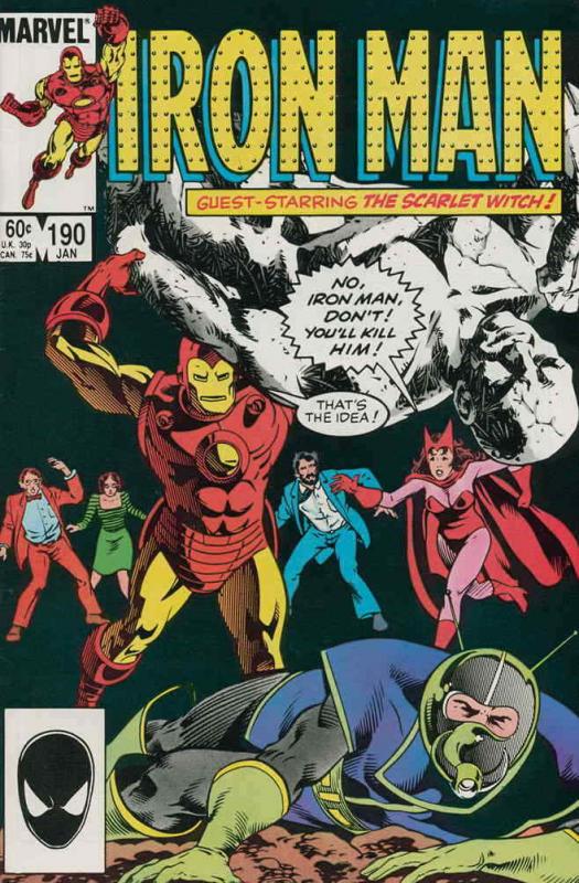 Iron Man (1st Series) #190 VF/NM; Marvel | save on shipping - details inside