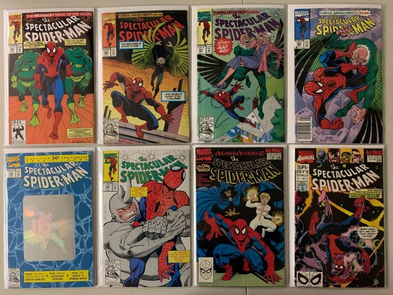 Peter Parker Spectacular Spider-Man comics #121-190 + 2 annual 48 diff (1986-92)