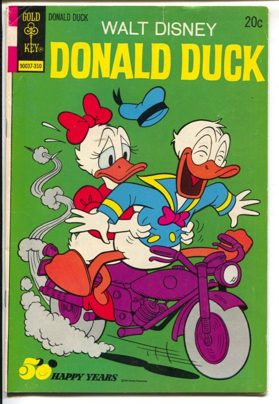 Donald Duck #152 1975-motorcycle cover-VG/FN