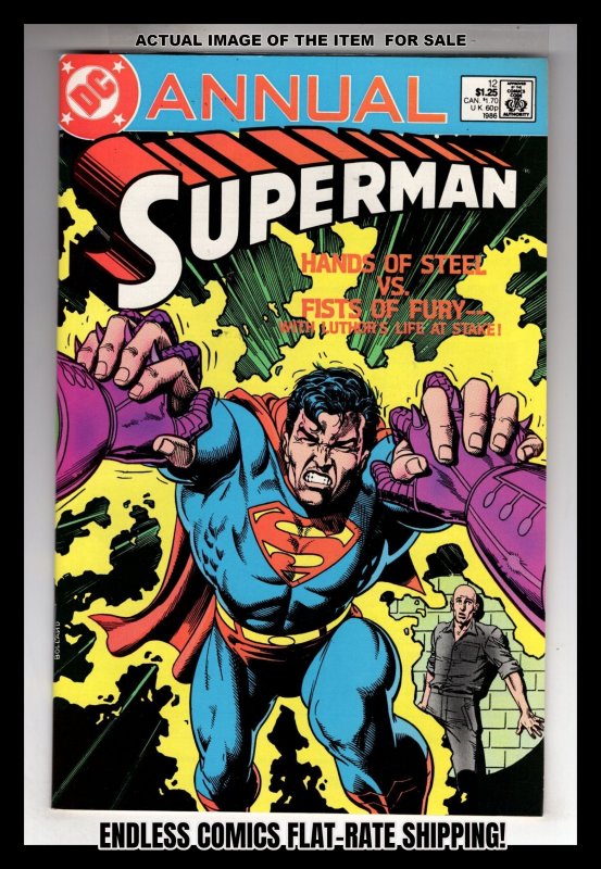 Superman Annual #12 (1986) 9.2 Beautiful High-Grade!    / EBI#2