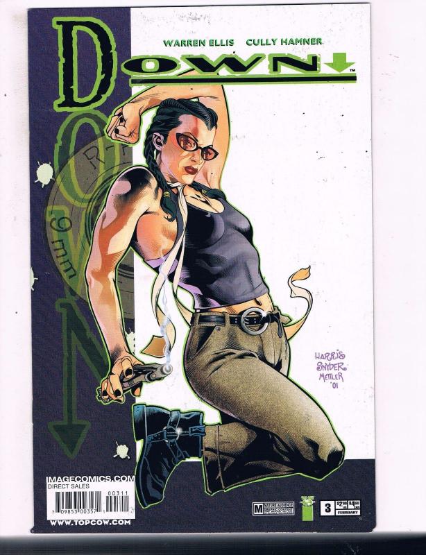 Lot Of 4 Down Image Top Cow Comic Books # 1 2 3 4 NM 1st Prints Warren Ellis JH5