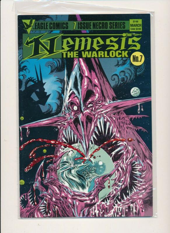 Eagle Comics 7 Issue Series-NEMESIS THE WARLOCK #1-#7  VERY FINE+ (PF733) 