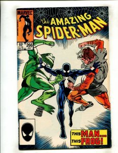 AMAZING SPIDER-MAN #266 (6.5)THIS MAN THIS FROG!! 1985