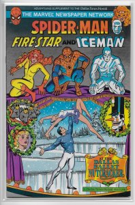 Spider-Man, Fire-Star and Iceman at the Dallas Ballet Nutcracker (1983)
