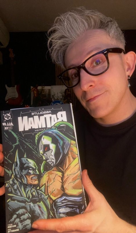 Absolute Batman vs Bane OG Art – Juanjo Lopez Hand Drawn Sketch 1/1 - CGC SS