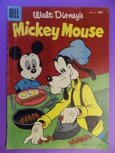 WALT DISNEY'S MICKEY MOUSE (1956) # 46 CARTOON SOLID BOOK