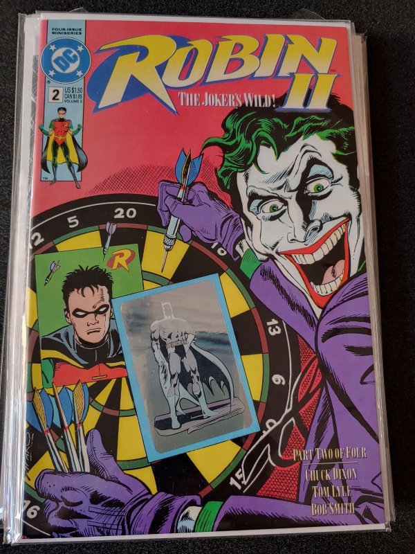 ROBIN 2 #2 JOKER HOLOGRAM BATMAN COVER