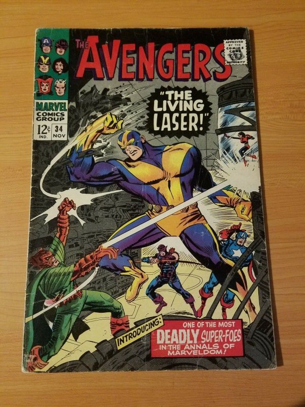 The Avengers #34 ~ FINE - VERY FINE VF ~ (1966, Marvel Comics)