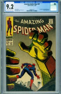 AMAZING SPIDER-MAN #67-CGC 9.2 Marvel First Randy Robertson 3809677012 