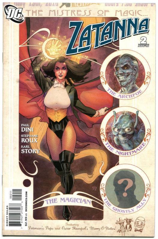 ZATANNA #2, NM, Magic, Paul Dini, Roux, 2010, femme fatale, more in store