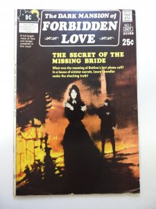 The Dark Mansion of Forbidden Love #1 (1971) VG- Condition moisture stain bc