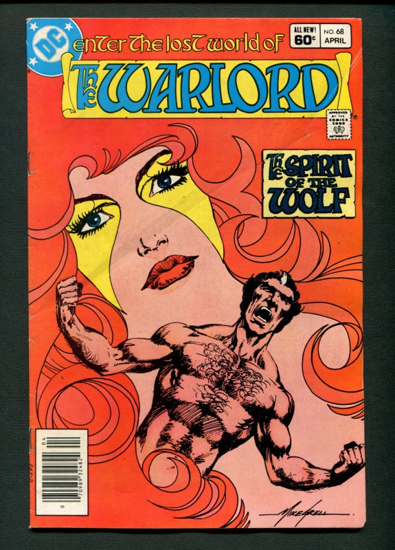 Warlord #68 ( 2.5 GD+ )  Mike Grell Cover / Newsstand / April 1983
