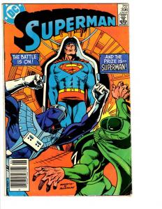 5 Superman DC Comic Books # 395 396 397 398 399 Kryptonite Man Lois Lane BH20